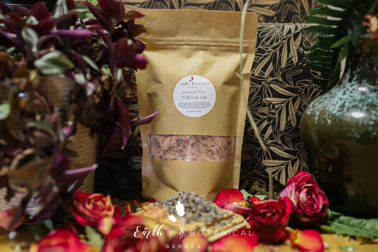 Lavender Rose Milk Bath Salts